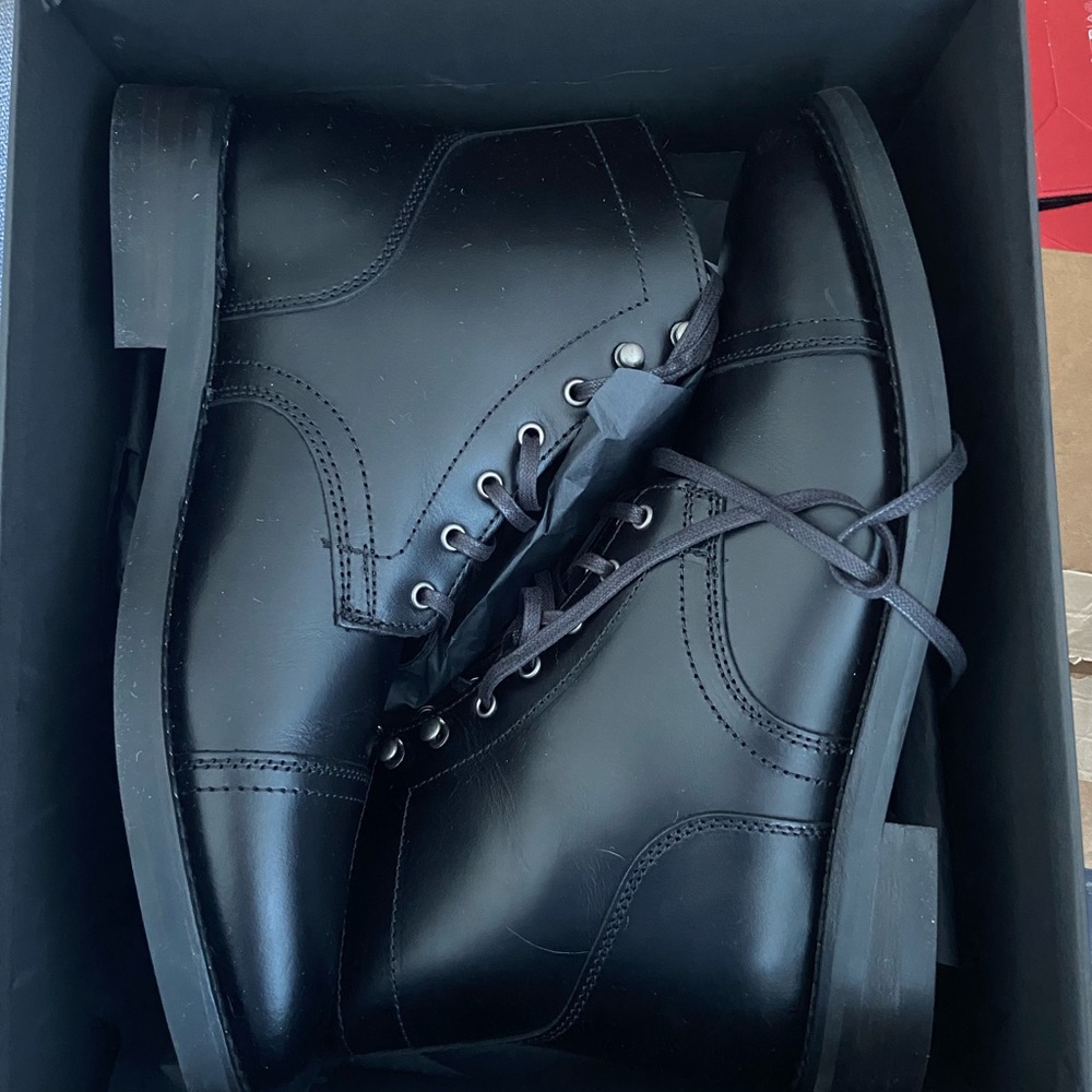 Thursday Boot Company Black Captain Boots